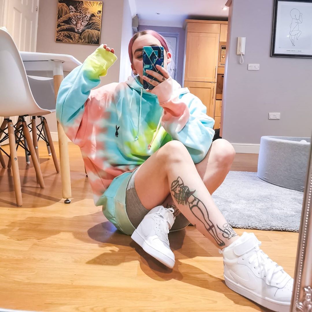 playboy x missguided pastel tie dye 